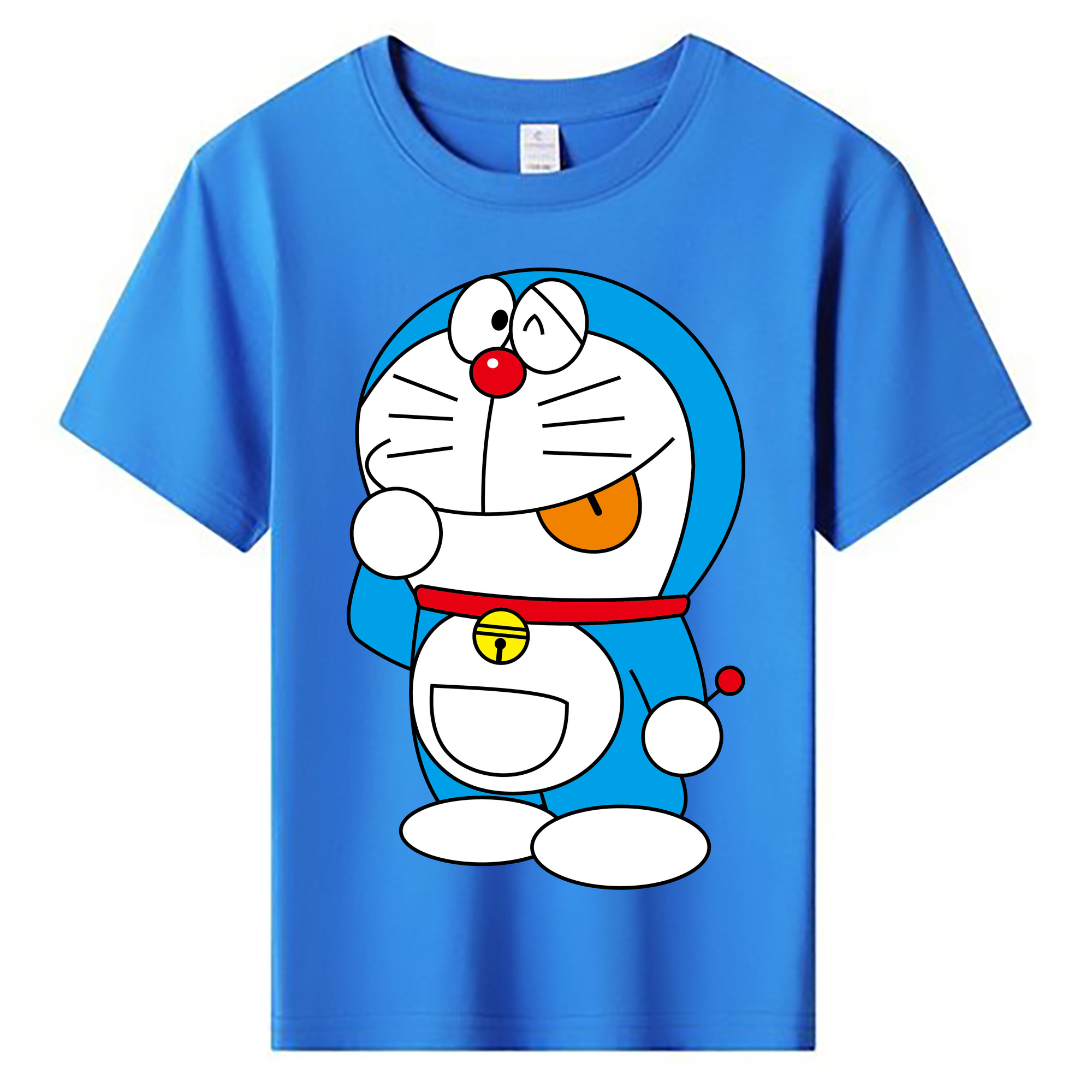 （画像用） ドラえもん Doraemon 綿100％キッズTシャツ（フロントプリント）